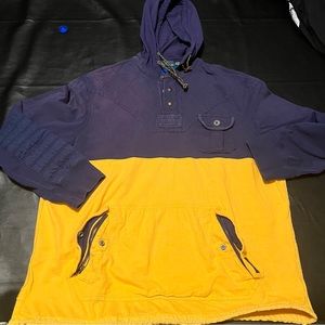POLO RALPH LAUREN XXL HOODED RUGBY